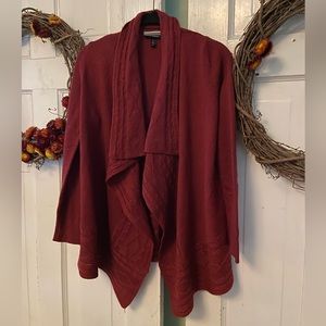 Allison Brittney Dark Red Sweater Women's Size Small